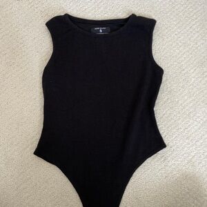 Black tank bodysuit